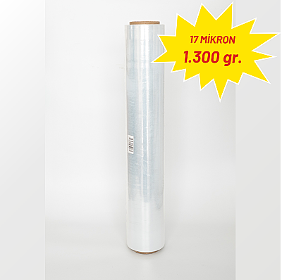 HAS BANT STREÇ FİLM 17 MİCRON - 50 CM - 1300 GR - HAS BANT
