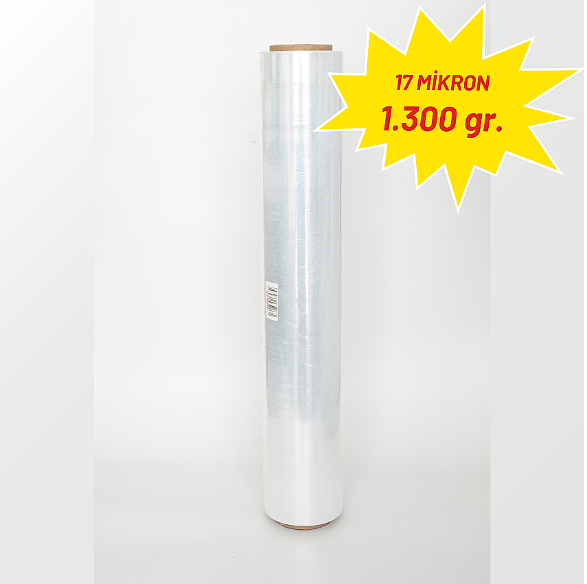 HAS BANT STREÇ FİLM 17 MİCRON - 50 CM - 1300 GR - 1